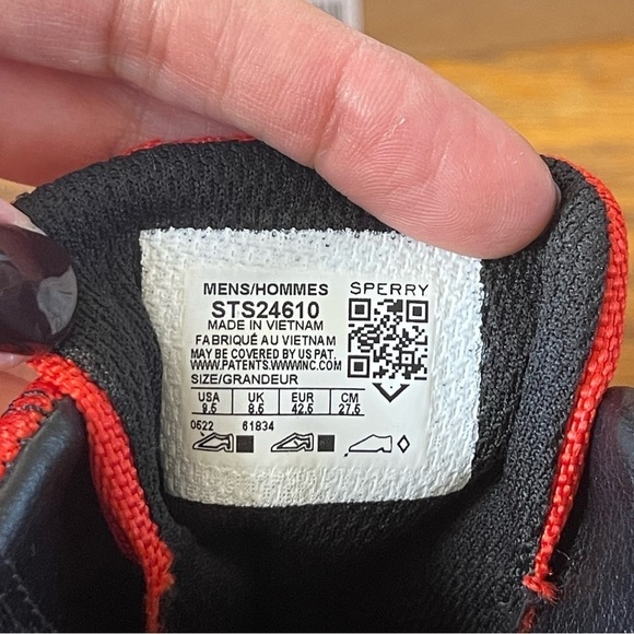 NEW Sperry Mens Duck Float Zip Red Boot STS24610 Size 9.5 NWT - Picture 4 of 4